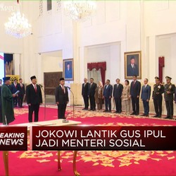 Sah! Jokowi Lantik Gus Ipul Jadi Menteri Sosial Gantikan Risma