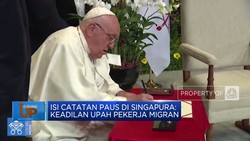Video: Di Singapura, Paus Ingatkan Keadilan Upah Pekerja Migran