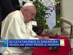 Video: Di Singapura, Paus Ingatkan Keadilan Upah Pekerja Migran