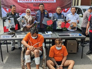 Apes, 2 Maling Ini Tak Tahu Rumah yang Digarong Milik Polisi Trenggalek