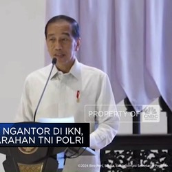 Video: Hari Pertama Ngantor di IKN, Jokowi Beri Arahan TNI Polri