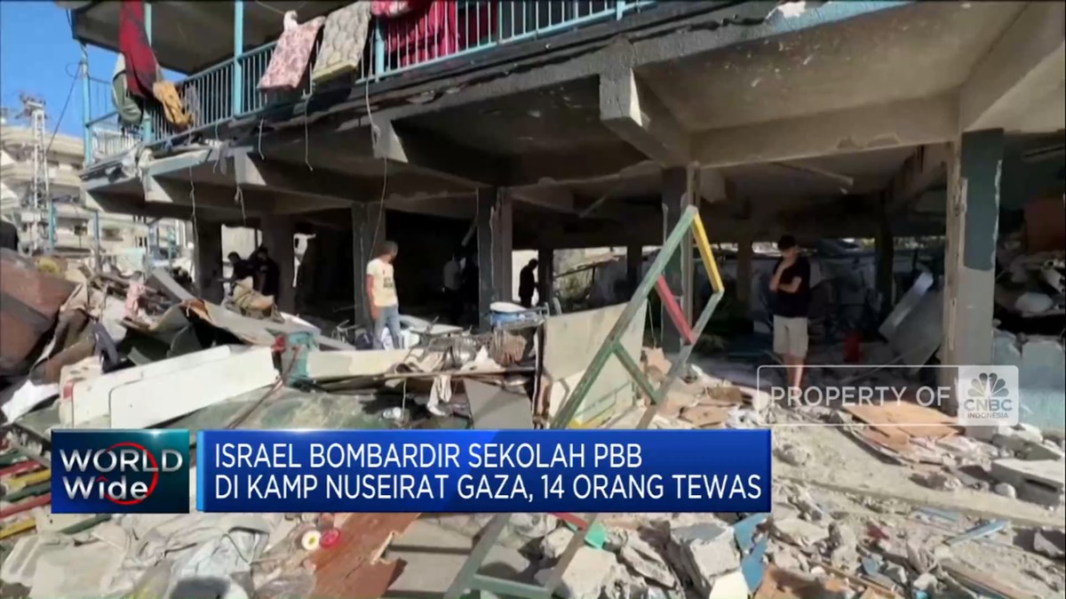 Tragedi Memilukan: Bom Israel Hancurkan Sekolah PBB di Gaza, Renggut 14 Nyawa