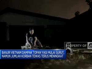 Video: Banjir Vietnam Dampak Topan Yagi Mulai Surut