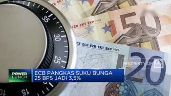 Video: ECB Pangkas Suku Bunga 25 Bps Jadi 3,5%