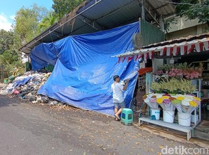 Sampah di Depo Kotabaru Membeludak, Toko Bunga Diserbu Lalat-Belatung