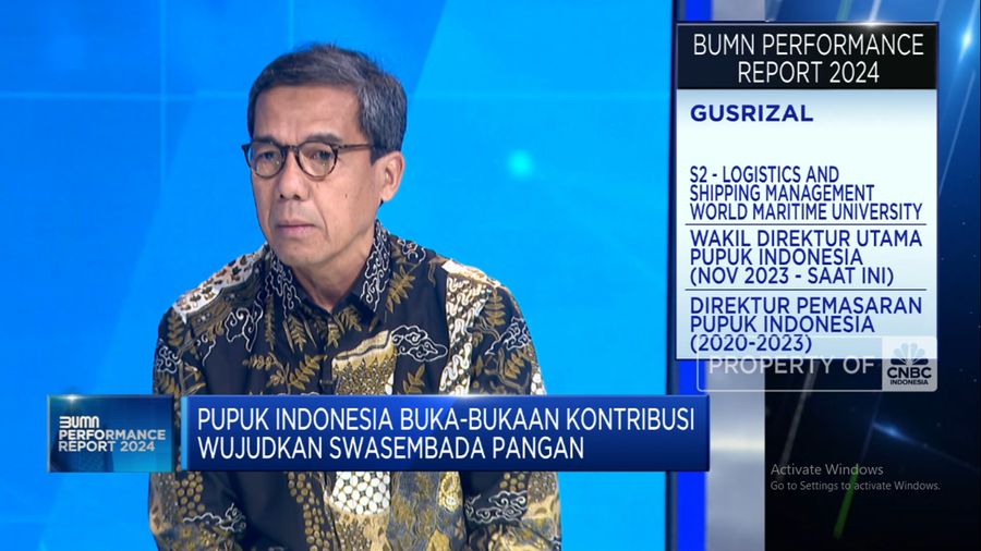 Kontribusi Pupuk Indonesia Sukseskan Program Makmur BUMN  (CNBC Indonesia TV)