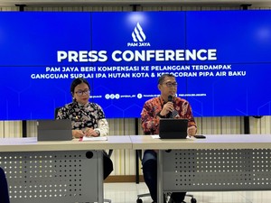 PAM Jaya Beri Kompensasi ke Pelanggan Terdampak Gangguan Suplai Air