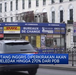Video: Utang Inggris Diramal Naik 3 Kali Lipat Jadi 270% di 2075