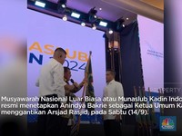 Video: Detik-Detik Anindya Bakrie Jadi Ketum Kadin Hasil Munaslub