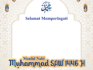 10 Twibbon Maulid Nabi 2024 Gratis, Rayakan Kelahiran Rasulullah di Medsos!