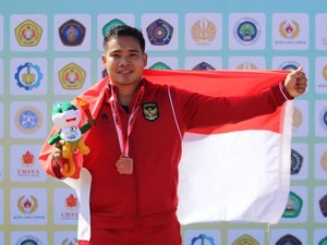 Atlet Sumut Cabor Tolak Peluru Pecahkan Rekor 24 Tahun Milik Legenda