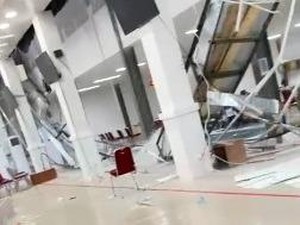 Diguyur Hujan Sejak Senin, Atap Venue Menembak PON XXI Ambruk
