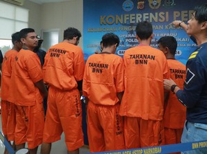 BNN Gagalkan Penyeludupan 29 Kg Sabu dari Thailand, 6 Pelaku Ditangkap