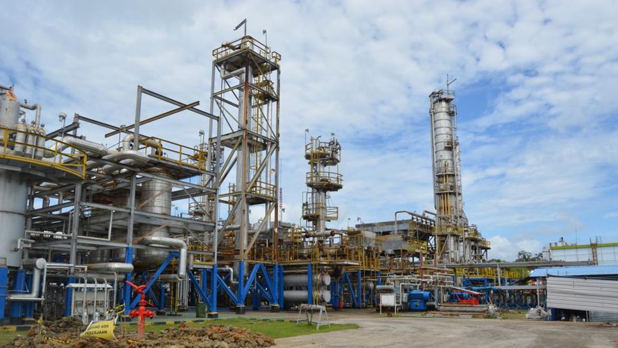 Fasilitas pengolahan minyak atau Kilang Minyak RU VII Kasim, Kampung Klayas, Kabupaten Sorong, Papua Barat Daya, Senin (16/9/2024). (Dok. PT Pertamina (Persero))