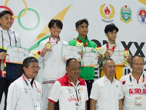 Atlet Taekwondo Jakarta Andi Sultan Sabet Emas di PON 2024