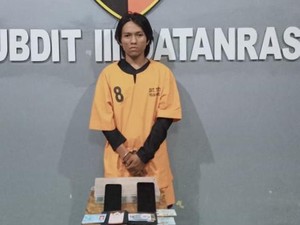 Ilham Ditangkap Usai Curi HP di Pangkalpinang gegara Kecanduan Sabu-Judol
