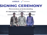 Pertamina & Airbus Jajaki Kerja Sama Pengembangan SAF di RI