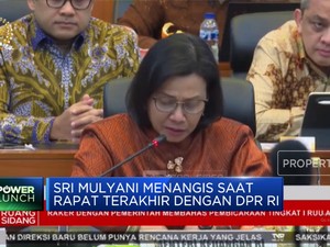  Momen Sri Mulyani Menangis Saat Rapat Terakhir Dengan DPR RI