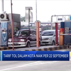 Video: Tarif Tol Dalam Kota Naik Per 22 September