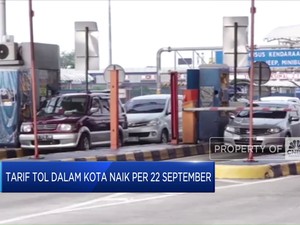 Video: Tarif Tol Dalam Kota Naik Per 22 September