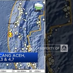 Video: 2 Gempa Guncang Aceh, Magnitudo 5,3 & 4,7