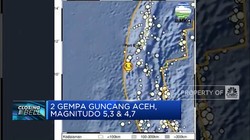 Video: 2 Gempa Guncang Aceh, Magnitudo 5,3 & 4,7