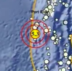 2 Gempa Guncang Aceh, Magnitudo 5,3 & 4,7