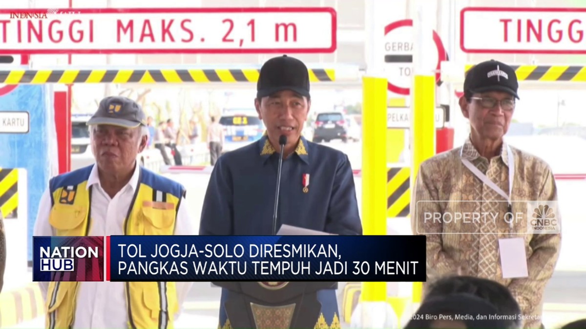 Video : Jokowi Resmikan Tol Jogja-Solo, Jarak Tempuh Jadi 30 Menit