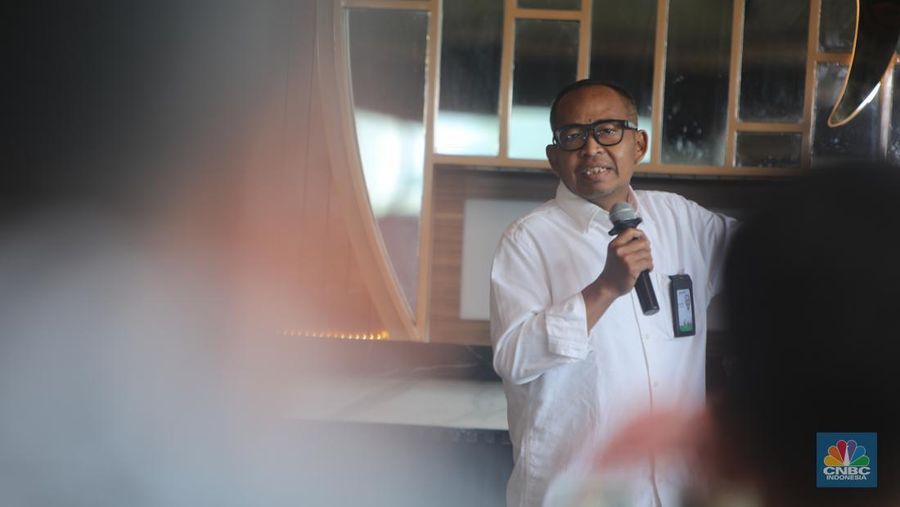 Ketua Umum APARSI, Suhendro dalam acara ²©²ÊÍøÕ¾ Coffee Morning Tembakau di Jakarta, Kamis (19/9/2024). (²©²ÊÍøÕ¾/Faisal Rahman)
