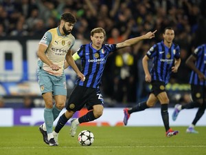 Inter Buktikan Selevel dengan Man City