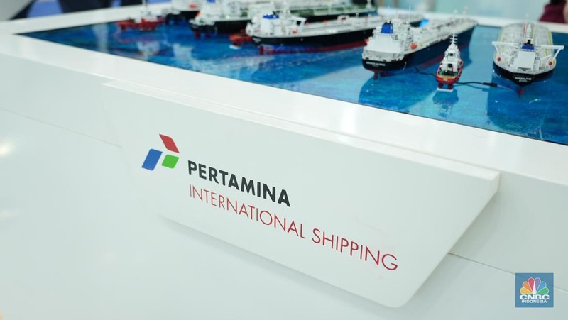 Suasana PT Pertamina International Shipping (PIS) dalam ajang Gastech 2024, pameran dan konferensi energi terbesar di dunia diadakan di Houston, Texas, Amerika Serikat. (CNBC Indonesia/Mohamad Triadiandono)