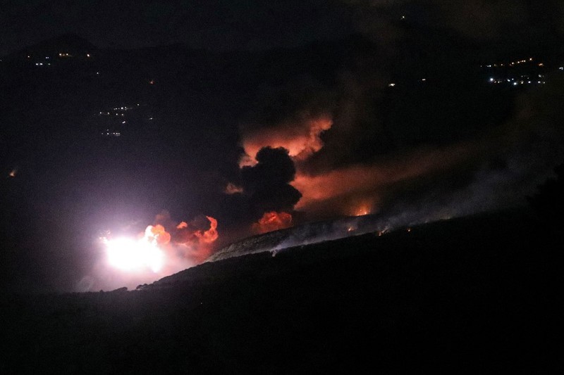 Jet tempur IAF lepas landas untuk melakukan serangan di Lebanon selatan. (AFP/-) Jet tempur IAF lepas landas untuk melakukan serangan di Lebanon selatan. (AFP/-)