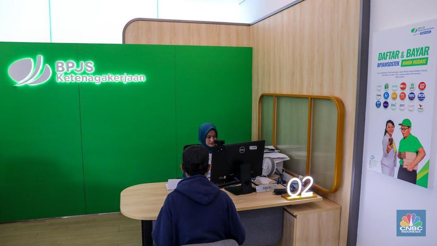 BPJS Ketenagakerjaan. (CNBC Indonesia/Faisal Rahman)