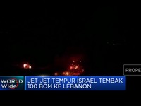 Video: Israel Makin Menggila, Tembak 100 'Bom' Ke Lebanon
