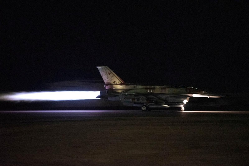 Israel Palestinians Lebanon Israeli Iron Dome air defense system fires to intercept a rocket fired from Lebanon, in northern Israel, Friday, Sept. 20, 2024. (AP Photo/Leo Correa)
