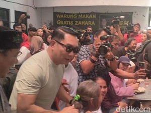 Tinjau Posko Makan Gratis di Warakas, RK Akan Terapkan ke Wilayah Lain