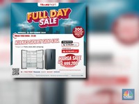 Bunda Merapat! Hari Ini Transmart Diskon Kulkas Rp 2,7 Juta