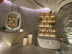 Spa Unik Karya Desainer Interior Indonesia, Berbentuk Gua Batu di Dalam Mal