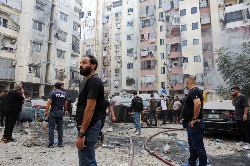 Sistem pertahanan rudal Iron Dome Israel mencegat rudal selama serangan dari Lebanon, di tengah permusuhan lintas batas antara Hizbullah dan Israel, Jumat (20/9/2024). (REUTERS/Jim Urquhart) Sistem pertahanan rudal Iron Dome Israel mencegat rudal selama serangan dari Lebanon, di tengah permusuhan lintas batas antara Hizbullah dan Israel, Jumat (20/9/2024). (REUTERS/Jim Urquhart)
