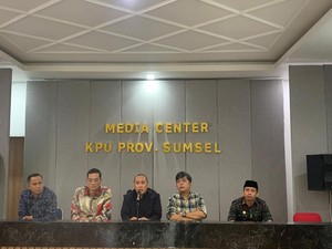 3 Paslon Ditetapkan Bersaing di Pilkada Sumsel 2024