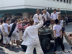 Haru! Teatrikal Perobekan Bendera di Hotel Majapahit Surabaya
