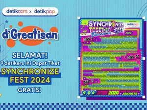 Selamat! Ini Pemenang Kuis Tiket Synchronize Fest 2024 dari detikpop