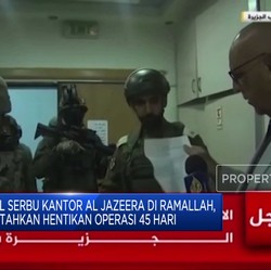 Video: Israel Serbu Kantor Al Jazeera, Minta Setop Operasi 45 Hari