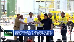 Video: Jokowi Resmikan Smelter Tembaga Amman Mineral di Sumbawa Barat