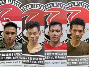 4 Pengedar Narkoba di Mura Diringkus, 1 Lagi Asyik Jual Sabu di Pinggir Jalan