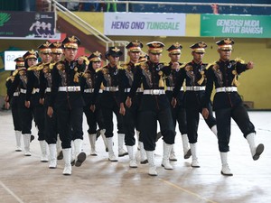 Ratusan Pelajar Banyuwangi Ikuti  Kompetisi Kreasi Baris Berbaris