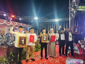 Komentar Cabup Usai Mendapat Nomor Urut Calon di Pilkada Lebak