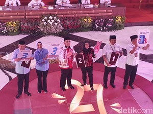 Undi Nomor Urut Pilkada Sumsel, HDCU 1, ERA 2, Matahati 3