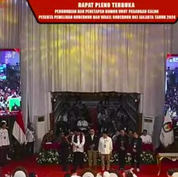Nomor Urut Paslon Pilgub Jakarta 2024: RK Nomor 1, Dharma 2, Pramono 3