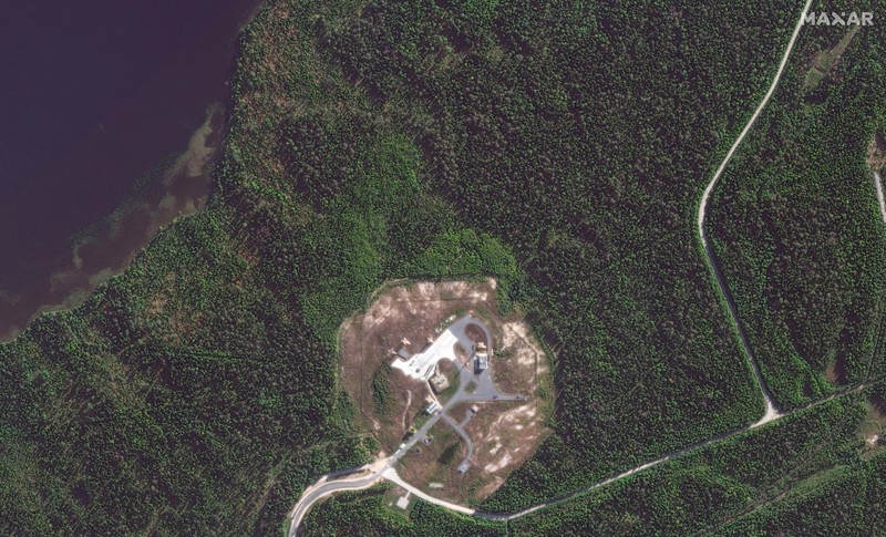 Rudal balistik antarbenua RS-28 Sarmat. (AFP/HANDOUT)